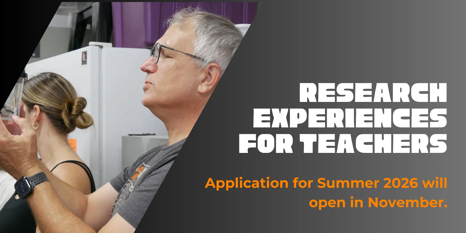 Program banner: application for summer 2026 will open in November