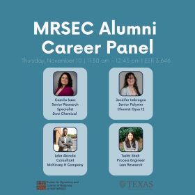 MRSEC Alumni Career Panel