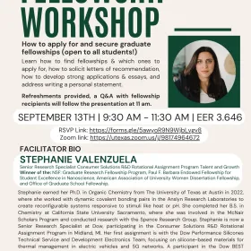 Fellowship Workshop Flyer