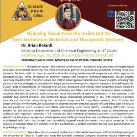 FLyer of Dr. Belardi