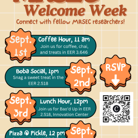 Welcome week flyer