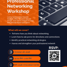 Flyer for Networking Workshop